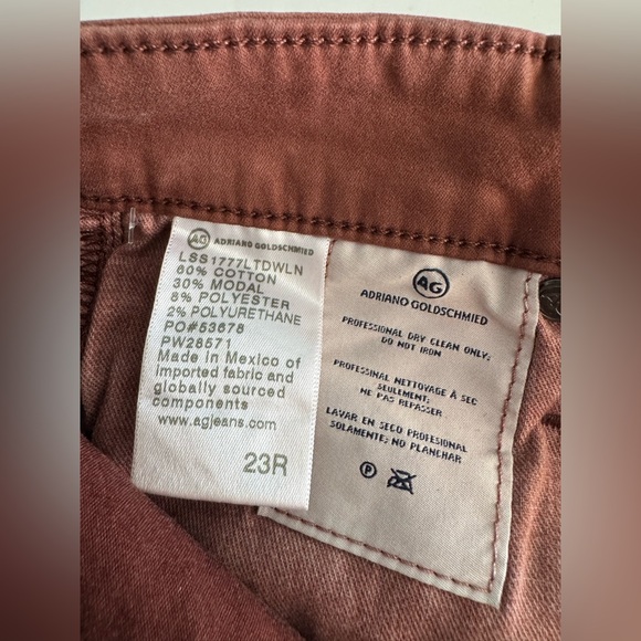 NWOT | AG | The Farrah High Rise Skinny Jeans in Dark Hibiscus | Sz 23 - Picture 7 of 10